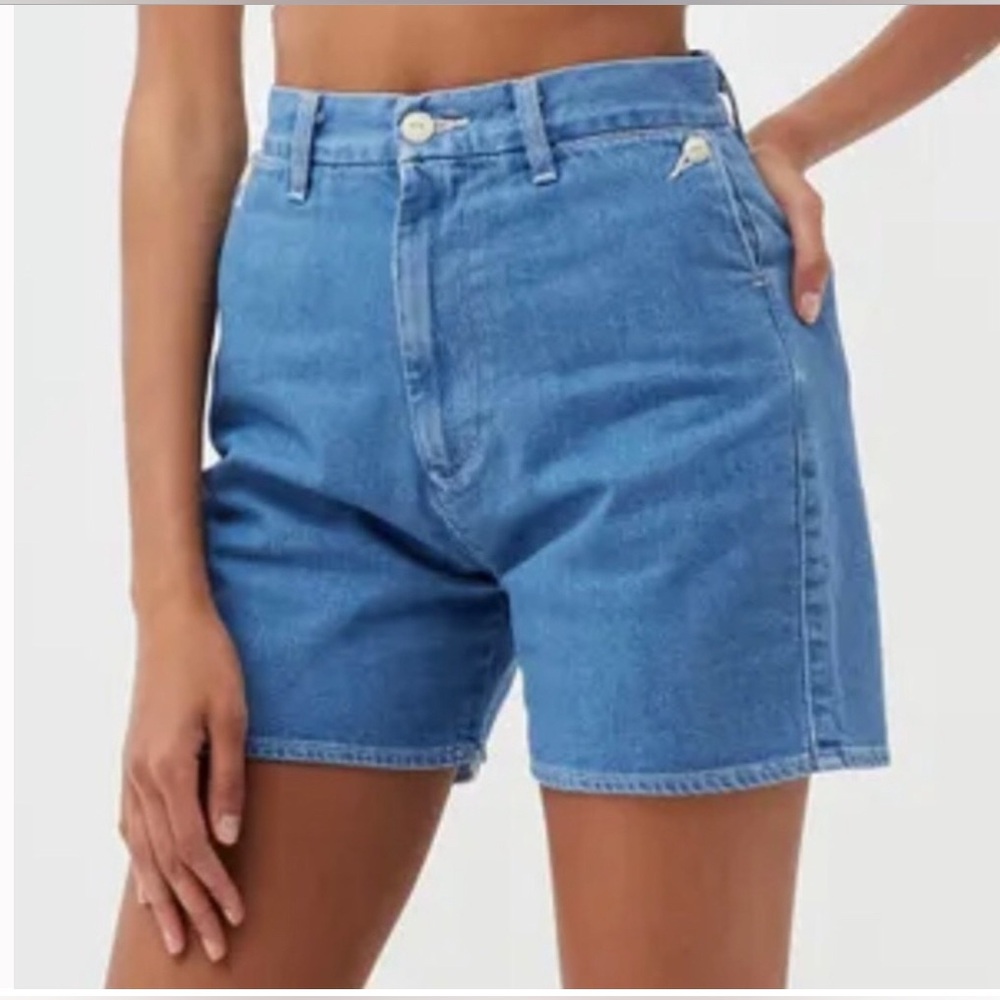 LEVIS MADE & CRAFTED Trouser Shorts blue Premium Japanese Denim high rise Sz 31
